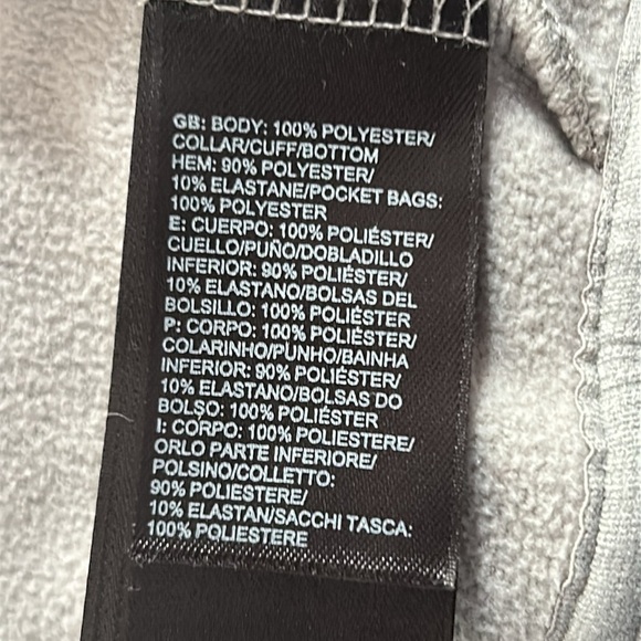 The North Face Kelana women’s bomber jacket, tan/gray with black cuffs. Size M. - Picture 8 of 8